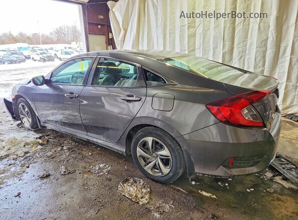 2HGFC2F65KH576353 2019 HONDA CIVIC Charcoal უკანა მარცხენა