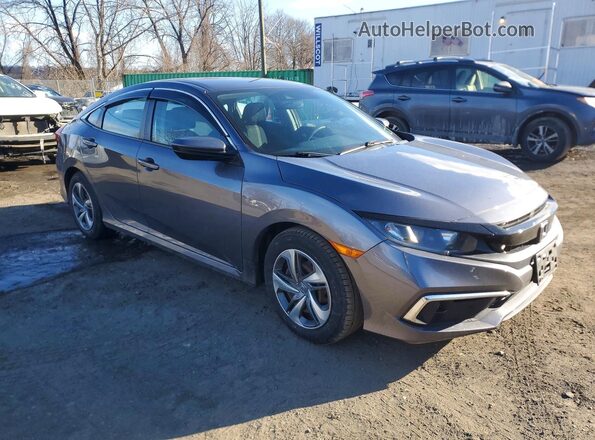 2HGFC2F67KH558386 2019 HONDA CIVIC Gray წინა მარჯვენა