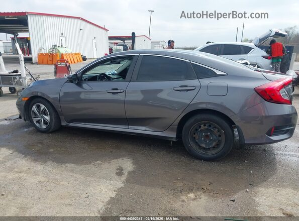 2HGFC2F67KH595731 2019 HONDA CIVIC Gray Widok wnętrza 360 stopni