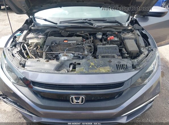 2HGFC2F67KH595731 2019 HONDA CIVIC Gray Widok z tyłu