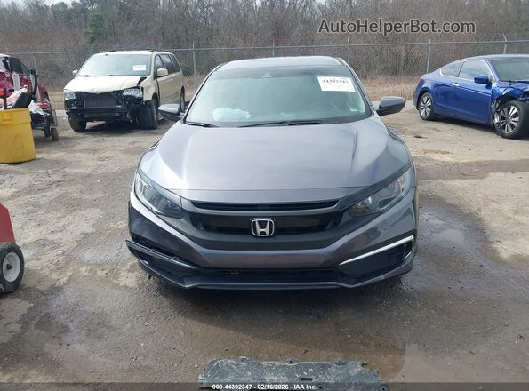 2HGFC2F67KH595731 2019 HONDA CIVIC Gray Widok zestawu wskaźników