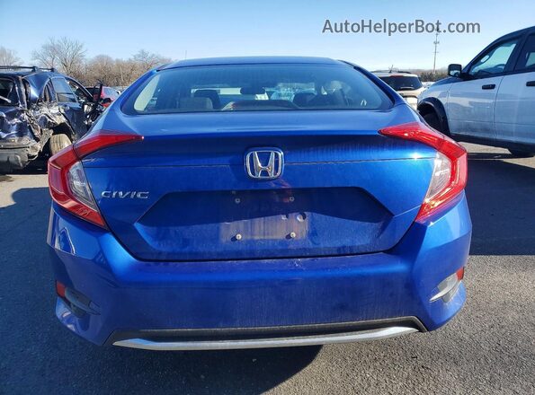 2HGFC2F6XKH506878 2019 HONDA CIVIC Blue Vista trasera