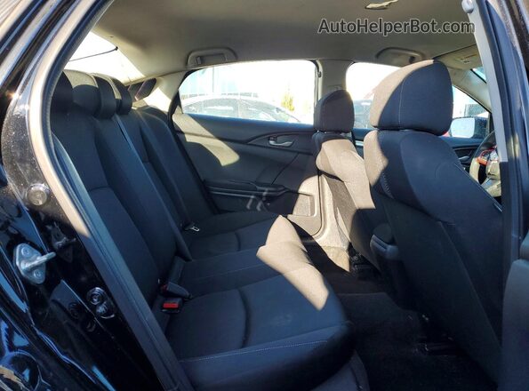 2HGFC2F6XKH581578 2019 HONDA CIVIC Black Rear seats view