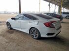 2017 Honda Civic Ex Белый vin: 2HGFC2F77HH505589