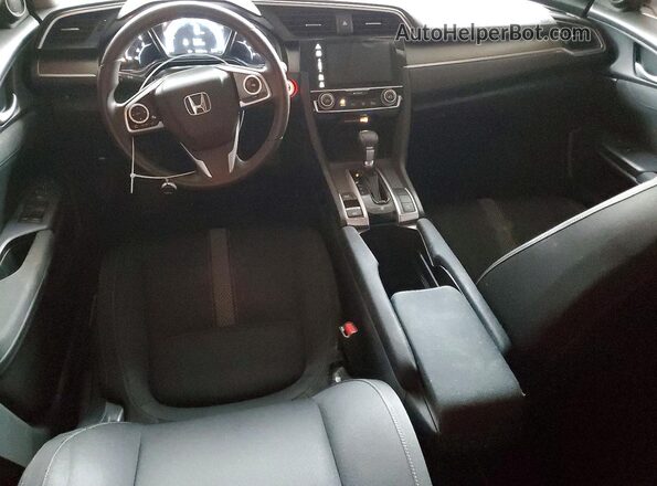 2HGFC2F77HH505589 2017 HONDA CIVIC Белый Вид панели приборов