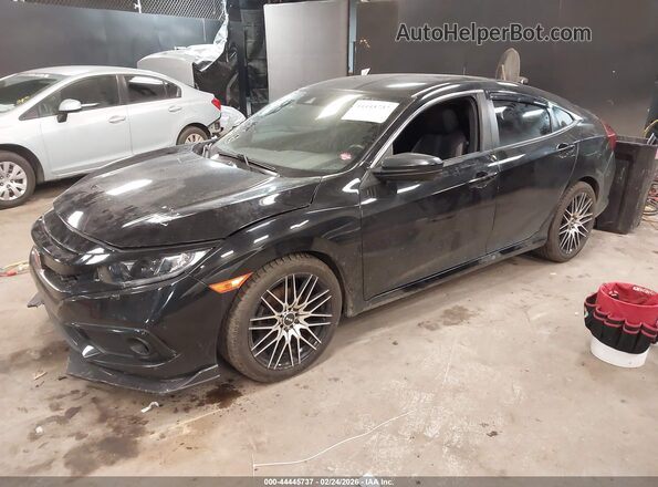 2HGFC2F80KH522251 2019 HONDA CIVIC Black Front left