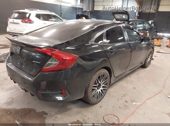 2HGFC2F80KH522251 2019 HONDA CIVIC Black Rear right