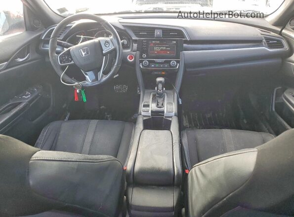 2HGFC2F82KH510229 2019 HONDA CIVIC Red Vista del salpicadero