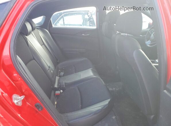 2HGFC2F82KH510229 2019 HONDA CIVIC Red Vista de los asientos traseros