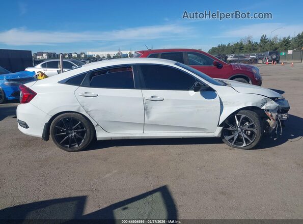 2HGFC2F82LH601292 2020 HONDA CIVIC White Widok wnętrza 360 stopni