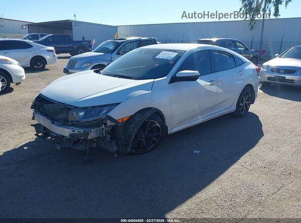 2HGFC2F82LH601292 2020 HONDA CIVIC White Przód lewy