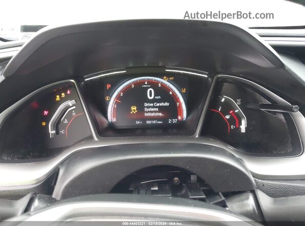 2HGFC2F84KH585711 2019 HONDA CIVIC Белый Вид задних сидений