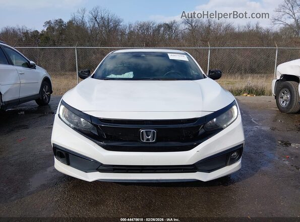 2HGFC2F86MH507899 2021 HONDA CIVIC White Vista interior trasera