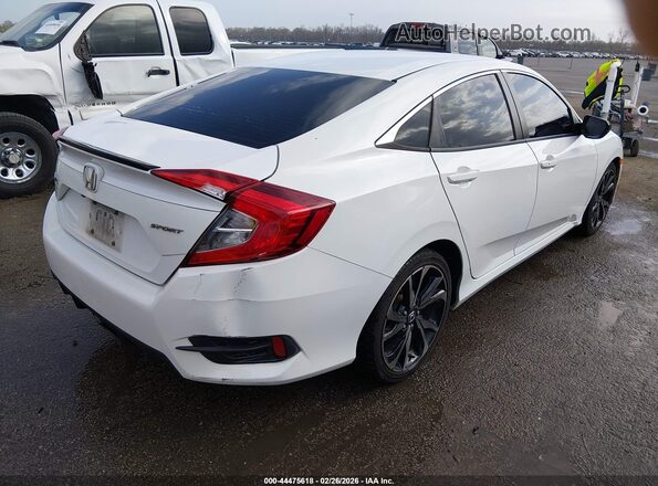 2HGFC2F86MH507899 2021 HONDA CIVIC White Trasero derecho