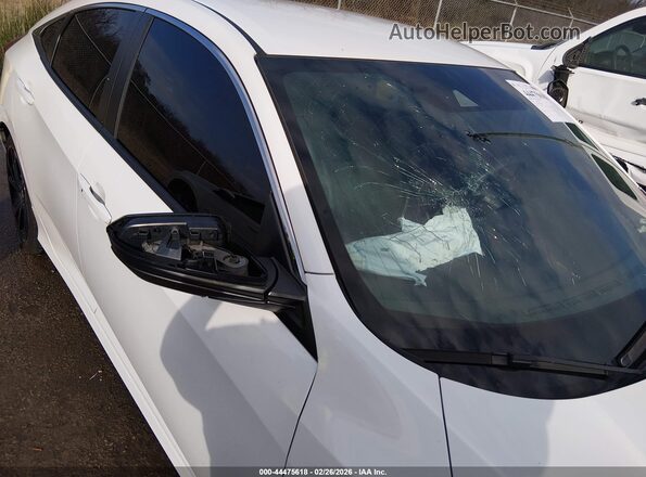 2HGFC2F86MH507899 2021 HONDA CIVIC White Vista del cuadro de instrumentos