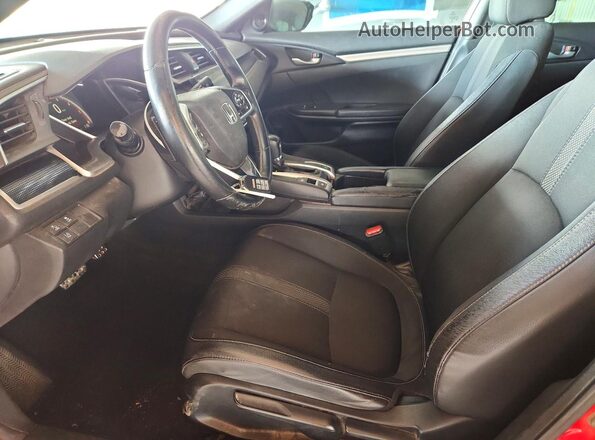 2HGFC2F87KH599733 2019 HONDA CIVIC Red წინა სალონის ხედი