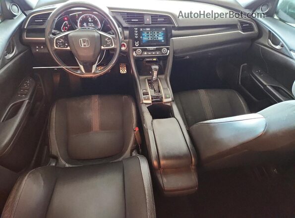 2HGFC2F87KH599733 2019 HONDA CIVIC Red წინა პანელის ხედი