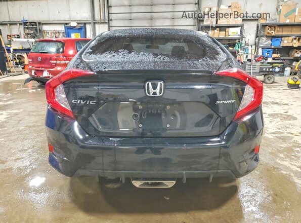 2HGFC2F89LH021103 2020 HONDA CIVIC Black Вид ззаду