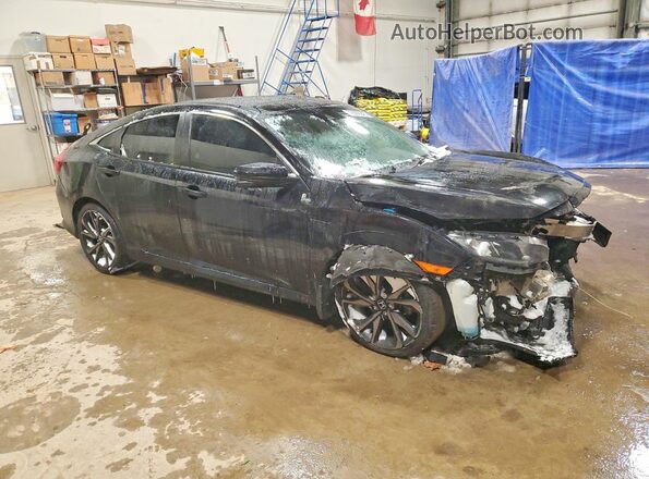 2HGFC2F89LH021103 2020 HONDA CIVIC Black Передня права чверть