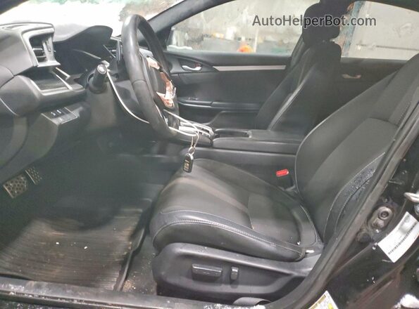 2HGFC2F89LH021103 2020 HONDA CIVIC Black Вид салону спереду