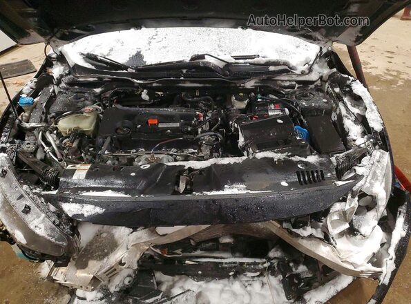 2HGFC2F89LH021103 2020 HONDA CIVIC Black Вид задньої частини салону