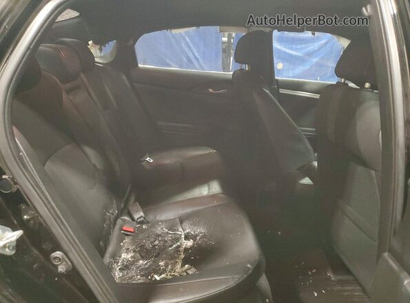 2HGFC2F89LH021103 2020 HONDA CIVIC Black Вид задніх сидінь