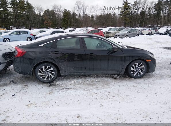 2HGFC2F8XJH525754 2018 HONDA CIVIC Black Rear interior view