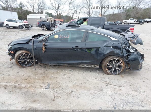 2HGFC3A53KH751607 2019 HONDA CIVIC SI Черный Вид задней части салона