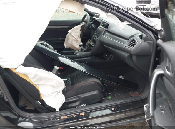 2HGFC3A53KH751607 2019 HONDA CIVIC SI Черный Вид салона спереди
