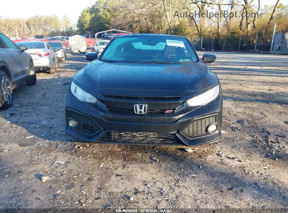 2HGFC3A53KH752353 2019 HONDA CIVIC SI Black Widok wnętrza z tyłu