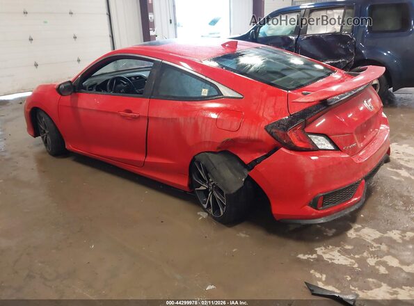 2HGFC3A56KH752234 2019 HONDA CIVIC SI Красный Задняя левая четверть