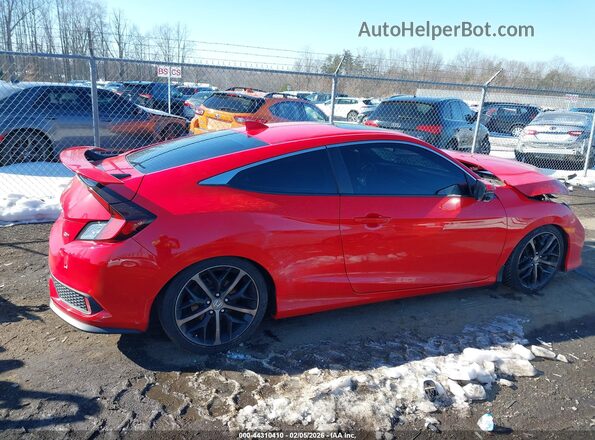 2HGFC3A59LH220235 2020 HONDA CIVIC SI Красный Панорамный вид салона 360°