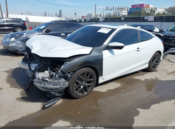 2HGFC3A5XLH754232 2020 HONDA CIVIC SI Белый Передняя левая четверть