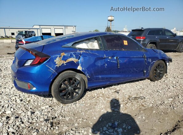 2HGFC3B32KH357075 2019 HONDA CIVIC Синий Задняя правая четверть