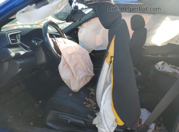 2HGFC3B32KH357075 2019 HONDA CIVIC Синий Вид салона спереди