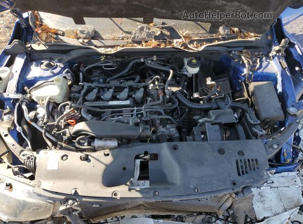 2HGFC3B32KH357075 2019 HONDA CIVIC Синий Вид задней части салона