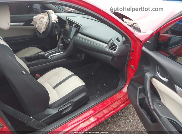 2HGFC4B52JH305452 2018 HONDA CIVIC Red წინა სალონის ხედი