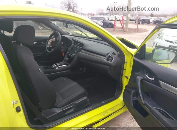 2HGFC4B69KH306799 2019 HONDA CIVIC Green წინა სალონის ხედი