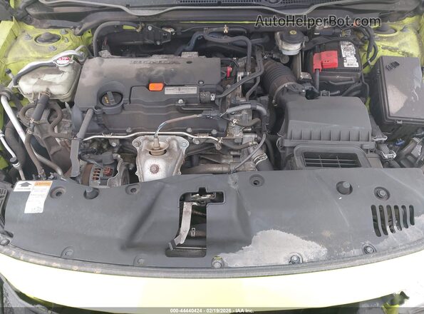 2HGFC4B69KH306799 2019 HONDA CIVIC Green უკანა ხედი