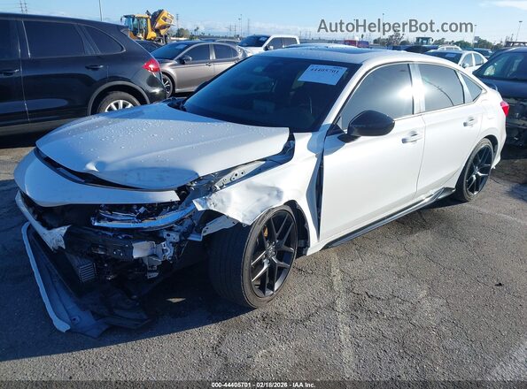 2HGFE1E52NH474655 2022 HONDA CIVIC SI Белый Передняя левая четверть