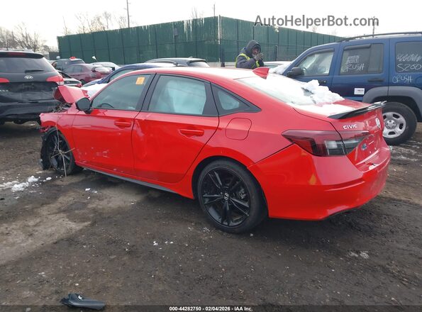 2HGFE1E52SH476742 2025 HONDA CIVIC SI Красный Задняя левая четверть