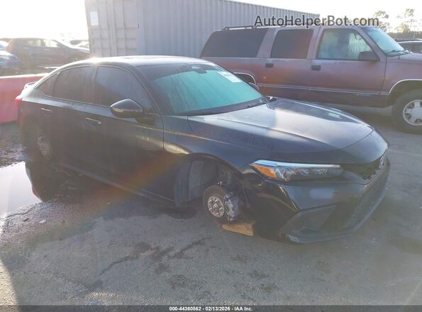 2HGFE1E54NH472485 2022 HONDA CIVIC SI Черный Передняя правая четверть