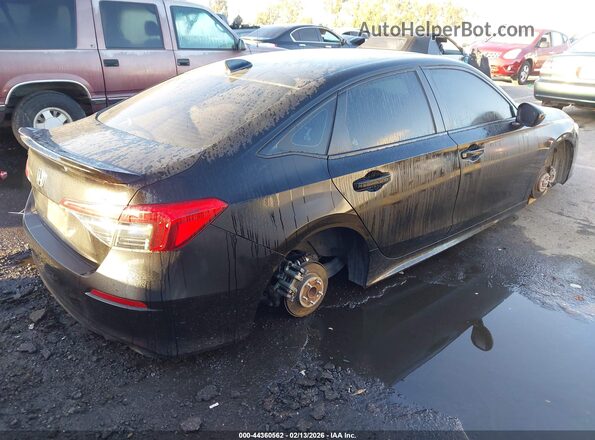 2HGFE1E54NH472485 2022 HONDA CIVIC SI Черный Задняя правая четверть