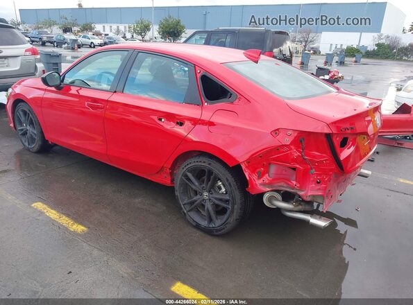 2HGFE1E57TH472140 2026 HONDA CIVIC SI Красный Задняя левая четверть