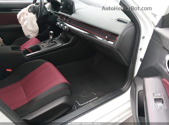 2HGFE1E5XPH473515 2023 HONDA CIVIC SI Белый Вид салона спереди