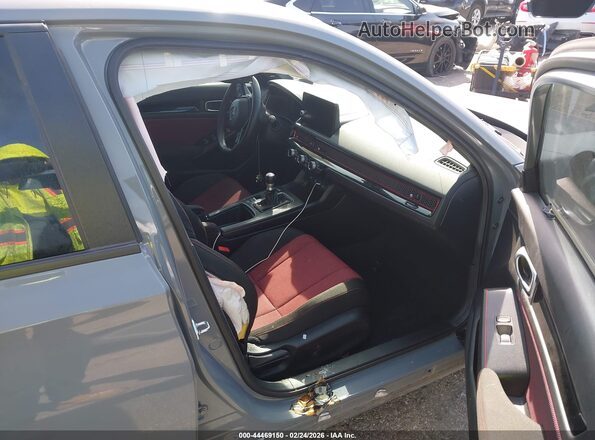 2HGFE1E5XSH476827 2025 HONDA CIVIC SI Серый Вид салона спереди