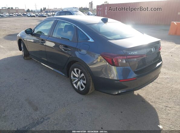 2HGFE2F21TH520001 2026 HONDA CIVIC Серый Задняя левая четверть