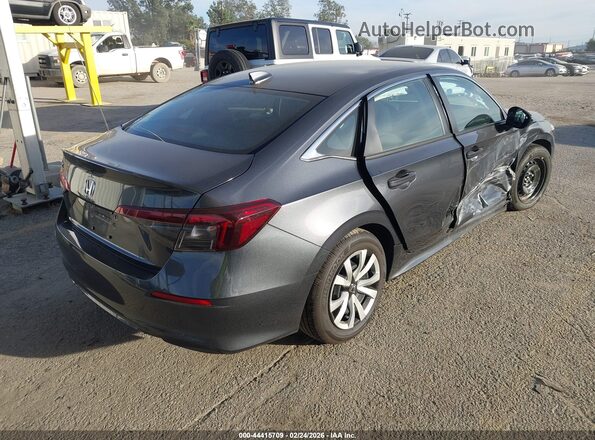 2HGFE2F21TH520001 2026 HONDA CIVIC Серый Задняя правая четверть