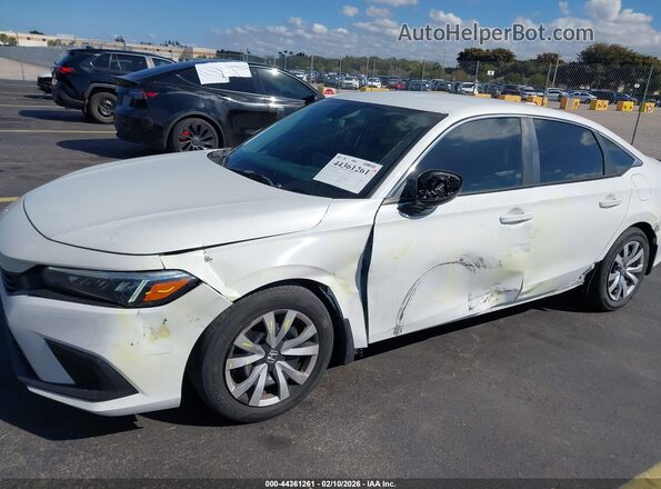 2HGFE2F23PH533144 2023 HONDA CIVIC Белый Вид спереди