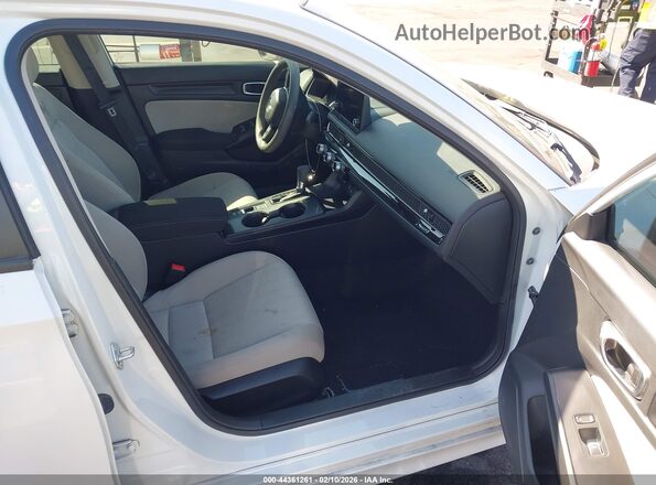 2HGFE2F23PH533144 2023 HONDA CIVIC Белый Вид салона спереди